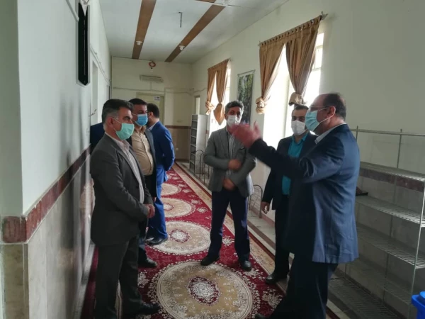 بازدید مشاور محترم معاونت طرح و برنامه و اداری و مالی دانشگاه فرهنگیان جناب آقای دکتر دلقندی ومدیرکل دفتر مرکزی حراست دانشگاه فرهنگیان جناب آقای دکتر حوری از واحد دانشگاهی شهید بهشتی گنبد کاووس  3