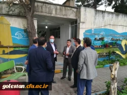 بازدید مشاور محترم معاونت طرح و برنامه و اداری و مالی دانشگاه فرهنگیان جناب آقای دکتر دلقندی ومدیرکل دفتر مرکزی حراست دانشگاه فرهنگیان جناب آقای دکتر حوری از واحد دانشگاهی شهید بهشتی گنبد کاووس  5