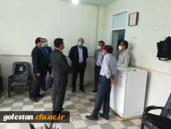 بازدید مشاور محترم معاونت طرح و برنامه و اداری و مالی دانشگاه فرهنگیان جناب آقای دکتر دلقندی ومدیرکل دفتر مرکزی حراست دانشگاه فرهنگیان جناب آقای دکتر حوری از واحد دانشگاهی شهید بهشتی گنبد کاووس  6