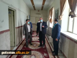 بازدید مشاور محترم معاونت طرح و برنامه و اداری و مالی دانشگاه فرهنگیان جناب آقای دکتر دلقندی ومدیرکل دفتر مرکزی حراست دانشگاه فرهنگیان جناب آقای دکتر حوری از واحد دانشگاهی شهید بهشتی گنبد کاووس  7