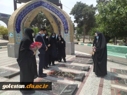 آیین غبارروبی و عطرافشانی مزار شهدا به مناسبت سوم خرداد سالروز حماسه آزادسازی خرمشهر 5