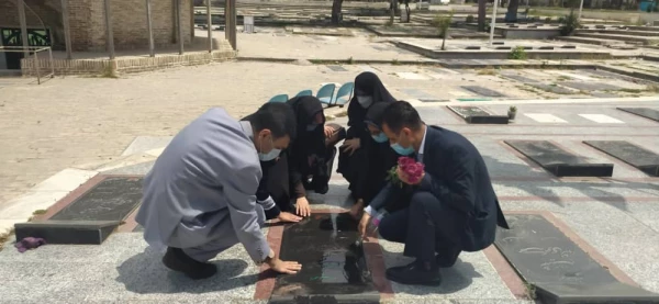 آیین غبارروبی و عطرافشانی مزار شهدا به مناسبت سوم خرداد سالروز حماسه آزادسازی خرمشهر 2