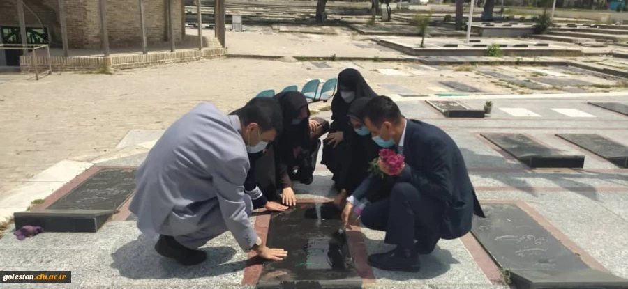 آیین غبارروبی و عطرافشانی مزار شهدا به مناسبت سوم خرداد سالروز حماسه آزادسازی خرمشهر 2