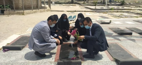 آیین غبارروبی و عطرافشانی مزار شهدا به مناسبت سوم خرداد سالروز حماسه آزادسازی خرمشهر 3