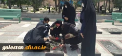 آیین غبارروبی و عطرافشانی مزار شهدا به مناسبت سوم خرداد سالروز حماسه آزادسازی خرمشهر 5