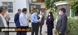 بازدید دکتر انصاری معاون محترم دانشجویی و دکتر حیدری مدیر کل محترم رفاه دانشگاه فرهنگیان کشور از واحد دانشگاهی شهید بهشتی گنبد کاووس 3