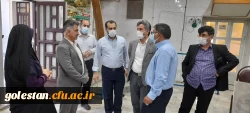 بازدید دکتر انصاری معاون محترم دانشجویی و دکتر حیدری مدیر کل محترم رفاه دانشگاه فرهنگیان کشور از واحد دانشگاهی شهید بهشتی گنبد کاووس 4