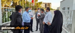 بازدید دکتر انصاری معاون محترم دانشجویی و دکتر حیدری مدیر کل محترم رفاه دانشگاه فرهنگیان کشور از واحد دانشگاهی شهید بهشتی گنبد کاووس 5