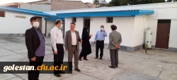 بازدید دکتر انصاری معاون محترم دانشجویی و دکتر حیدری مدیر کل محترم رفاه دانشگاه فرهنگیان کشور از واحد دانشگاهی شهید بهشتی گنبد کاووس 7