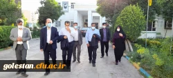 بازدید دکتر انصاری معاون محترم دانشجویی و دکتر حیدری مدیر کل محترم رفاه دانشگاه فرهنگیان کشور از واحد دانشگاهی شهید بهشتی گنبد کاووس 8