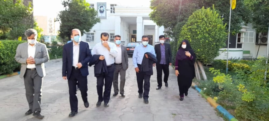 بازدید دکتر انصاری معاون محترم دانشجویی و دکتر حیدری مدیر کل محترم رفاه دانشگاه فرهنگیان کشور از واحد دانشگاهی شهید بهشتی گنبد کاووس 8