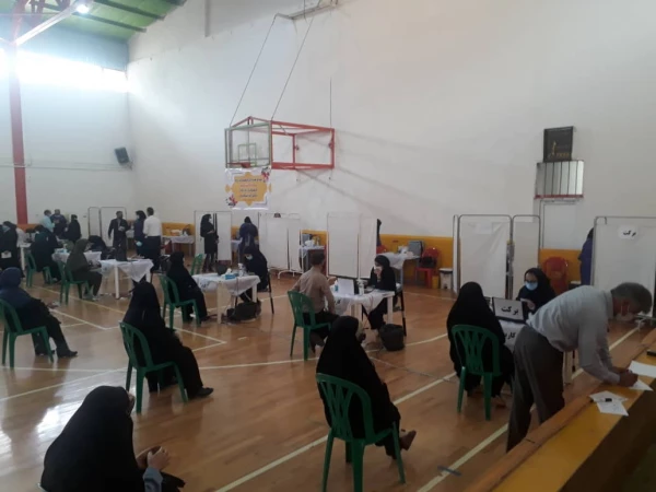 واکسیناسیون استادان ، کارکنان و دانشجومعلمان دانشگاه فرهنگیان گلستان 2