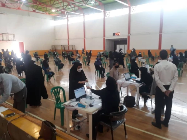 واکسیناسیون استادان ، کارکنان و دانشجومعلمان دانشگاه فرهنگیان گلستان 3