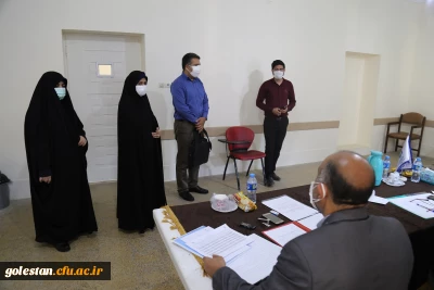 بازدید مسئول نظارت و ارزیابی عملکرد  امور پردیس های استان گلستان از روند مصاحبه پذیرفته شدگان دانشگاه فرهنگیان پردیس امام خمینی(ره) گرگان .