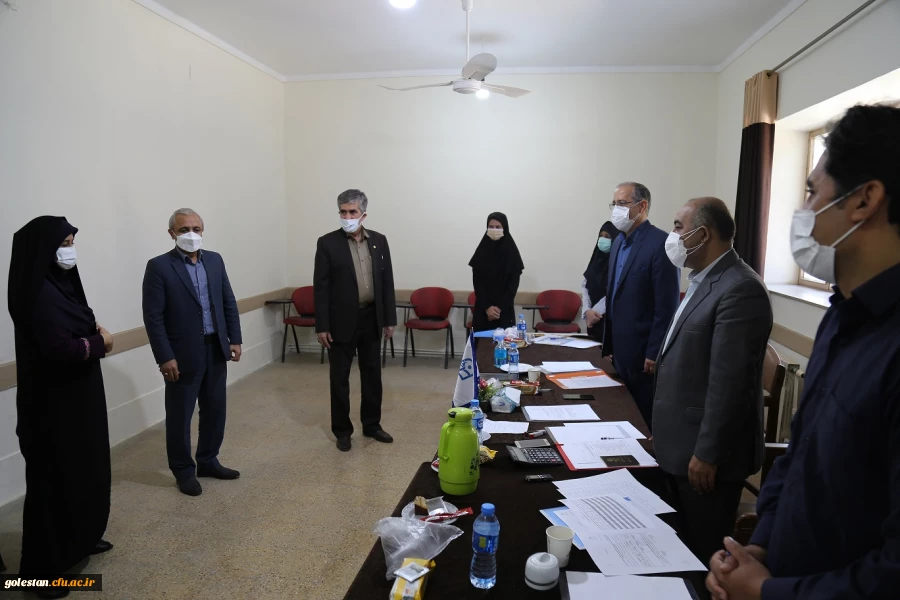 رئیس حراست اداره کل آموزش و پرورش استان گلستان از روند مصاحبه داوطلبان دانشگاه فرهنگیان ، پردیس امام خمینی(ره) گرگان بازدید کرد. 2