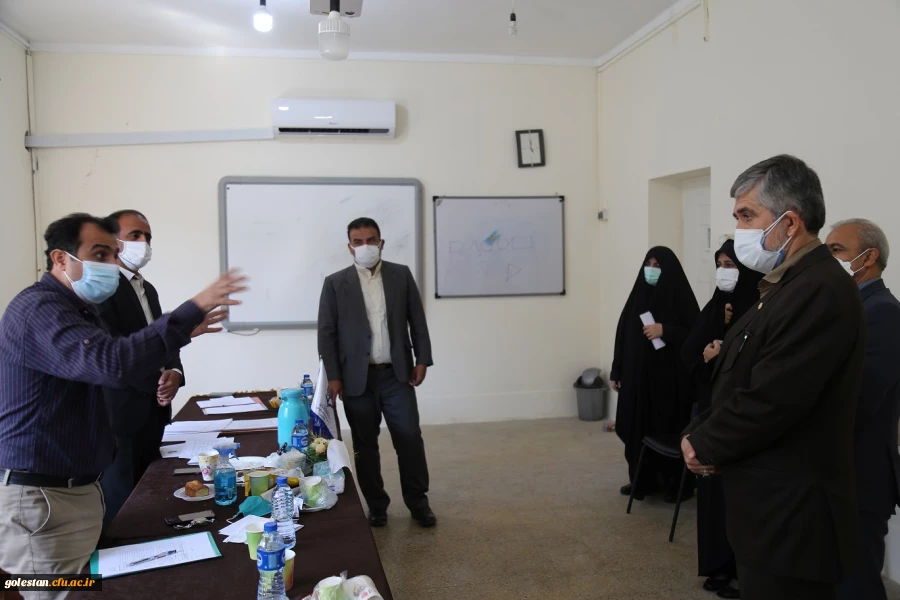 رئیس حراست اداره کل آموزش و پرورش استان گلستان از روند مصاحبه داوطلبان دانشگاه فرهنگیان ، پردیس امام خمینی(ره) گرگان بازدید کرد. 2
