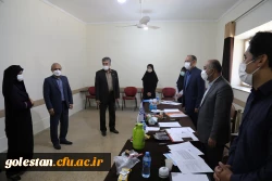 بازدید رئیس حراست اداره کل آموزش و پرورش استان گلستان از روند مصاحبه داوطلبان دانشگاه فرهنگیان در پردیس امام خمینی (ره) گرگان . 2