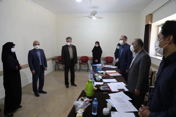 بازدید رئیس حراست اداره کل آموزش و پرورش استان گلستان از روند مصاحبه داوطلبان دانشگاه فرهنگیان در پردیس امام خمینی (ره) گرگان . 2