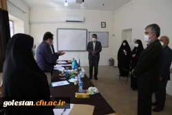 بازدید رئیس حراست اداره کل آموزش و پرورش استان گلستان از روند مصاحبه داوطلبان دانشگاه فرهنگیان در پردیس امام خمینی (ره) گرگان . 2