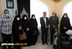 دیدار مسئولین پردیس امام خمینی (ره) گرگان با فرمانده دوران جنگ تحمیلی حاج تقی ایزد 2