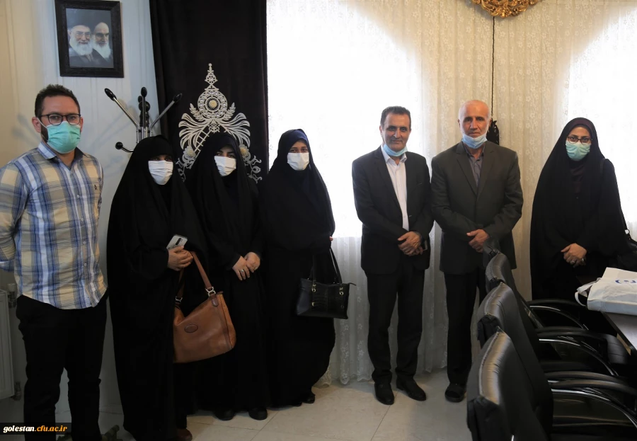 دیدار مسئولین پردیس امام خمینی (ره) گرگان با فرمانده دوران جنگ تحمیلی حاج تقی ایزد 2