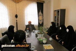 دیدار مسئولین پردیس امام خمینی (ره) گرگان با فرمانده دوران جنگ تحمیلی حاج تقی ایزد 2