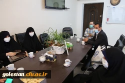 دیدار مسئولین پردیس امام خمینی (ره) گرگان با فرمانده دوران جنگ تحمیلی حاج تقی ایزد 2