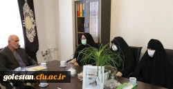 دیدار مسئولین پردیس امام خمینی (ره) گرگان با فرمانده دوران جنگ تحمیلی حاج تقی ایزد 2