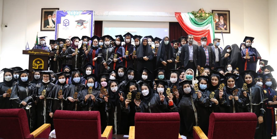 آیین دانش آموختگی دانشجو معلمان دانشگاه فرهنگیان (ورودی 96) پردیس امام خمینی (گرگان ) 2