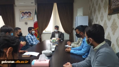 باحضور جمعی از دانشجو معلمان بسیجی برگزارشد:

جلسه هم اندیشی بسیج دانشجویی با حضور آقای میردیلمی رئیس واحد دانشگاهی شهید بهشتی گنبد کاووس و آقای سرگلزائی مسئول بسیج دانشجویی این واحد دانشگاهی برگزارشد. 