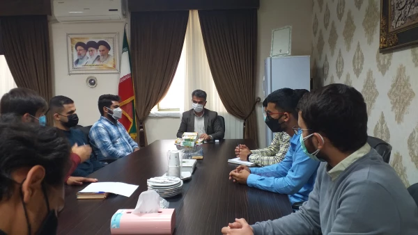 جلسه هم اندیشی بسیج دانشجویی با حضور آقای میردیلمی رئیس واحد دانشگاهی شهید بهشتی گنبد کاووس و آقای سرگلزائی مسئول بسیج دانشجویی این واحد دانشگاهی برگزارشد.  2