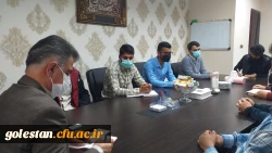 جلسه هم اندیشی بسیج دانشجویی با حضور آقای میردیلمی رئیس واحد دانشگاهی شهید بهشتی گنبد کاووس و آقای سرگلزائی مسئول بسیج دانشجویی این واحد دانشگاهی برگزارشد.  3