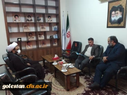 گفتگوی میردیلمی سرپرست واحد دانشگاهی شهید بهشتی گنبد کاووس با دکتر بیارجمندی رئیس دانشگاه مذاهب گنبدکاووس درخصوص برگزاری همایش مذاهب وسایربرنامه های علمی وفرهنگی 4