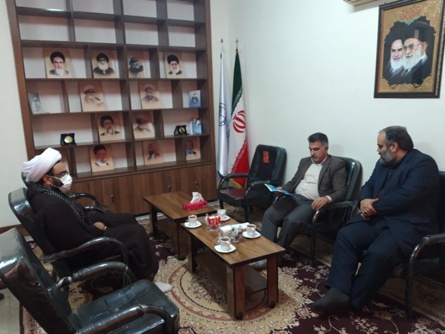 گفتگوی میردیلمی سرپرست واحد دانشگاهی شهید بهشتی گنبد کاووس با دکتر بیارجمندی رئیس دانشگاه مذاهب گنبدکاووس درخصوص برگزاری همایش مذاهب وسایربرنامه های علمی وفرهنگی 4