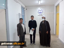 دیدار و گفتگوی سیدرحمت میردیلمی سرپرست واحد دانشگاهی شهید بهشتی گنبد کاووس با تقی بائی رئیس جهاد دانشگاهی این شهرستان 2