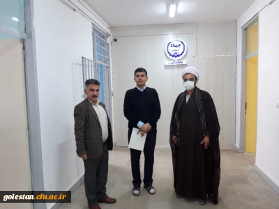 نشست مشترک سیدرحمت میردیلمی سرپرست واحد دانشگاهی شهید بهشتی گنبد کاووس با تقی بائی رئیس جهاد دانشگاهی این شهرستان