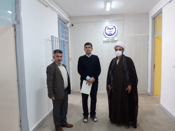 دیدار و گفتگوی سیدرحمت میردیلمی سرپرست واحد دانشگاهی شهید بهشتی گنبد کاووس با تقی بائی رئیس جهاد دانشگاهی این شهرستان 2