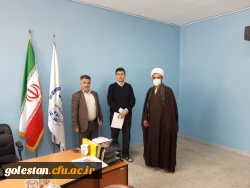 دیدار و گفتگوی سیدرحمت میردیلمی سرپرست واحد دانشگاهی شهید بهشتی گنبد کاووس با تقی بائی رئیس جهاد دانشگاهی این شهرستان 4