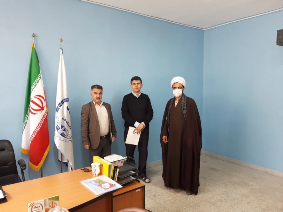 دیدار و گفتگوی سیدرحمت میردیلمی سرپرست واحد دانشگاهی شهید بهشتی گنبد کاووس با تقی بائی رئیس جهاد دانشگاهی این شهرستان 4