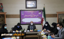 جلسه مشترک دانشگاه فرهنگیان استان گلستان با اداره کل اموزش و پرورش استان به منظور اتخاذ تعامل پیرامون اولین همایش ملی کارورزی و دانش آفرینی . 6