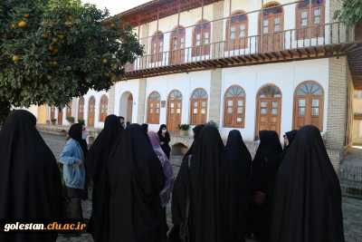 بازدید جمعی از دانشجو معلمان دانشگاه فرهنگیان پردیس امام خمینی (ره) از بناها و اماکن تاریخی شهر گرگان .
