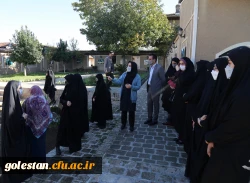 بازدید جمعی از دانشجو معلمان دانشگاه فرهنگیان پردیس امام خمینی (ره) از بناها و اماکن تاریخی شهر گرگان . 2