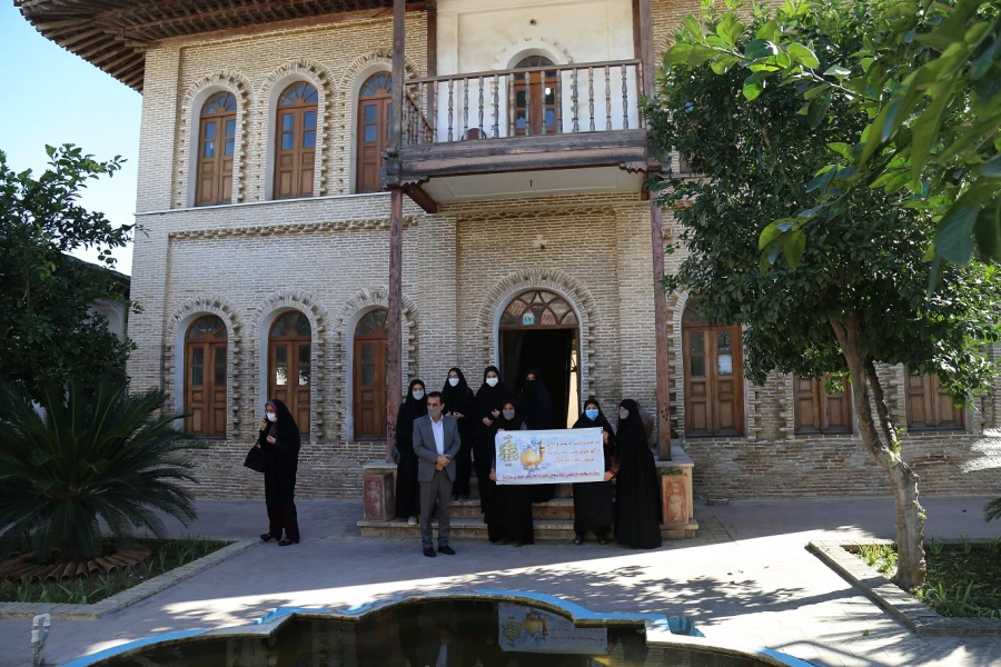 بازدید جمعی از دانشجو معلمان دانشگاه فرهنگیان پردیس امام خمینی (ره) از بناها و اماکن تاریخی شهر گرگان . 2