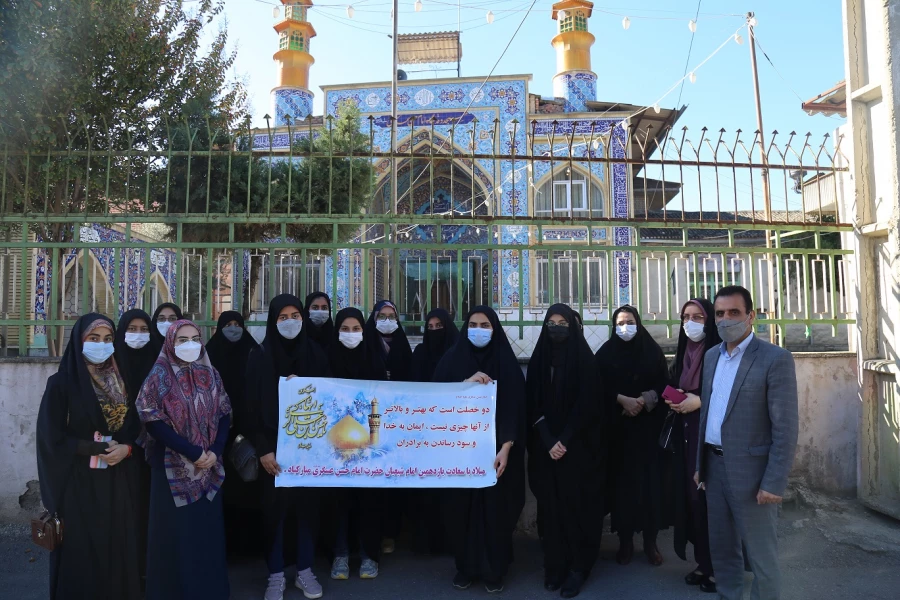 بازدید جمعی از دانشجو معلمان دانشگاه فرهنگیان پردیس امام خمینی (ره) از بناها و اماکن تاریخی شهر گرگان . 2