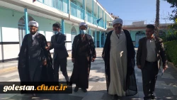 نشست صمیمی میردیلمی سرپرست واحد دانشگاهی شهید بهشتی گنبد کاووس با آیت الله ابراهیمی فر، تولیت وعضو شورای عالی حوزه استان گلستان و مدرس درس خارج حوزه علمیه درقم 7