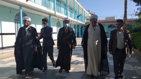 نشست صمیمی میردیلمی سرپرست واحد دانشگاهی شهید بهشتی گنبد کاووس با آیت الله ابراهیمی فر، تولیت وعضو شورای عالی حوزه استان گلستان و مدرس درس خارج حوزه علمیه درقم 7