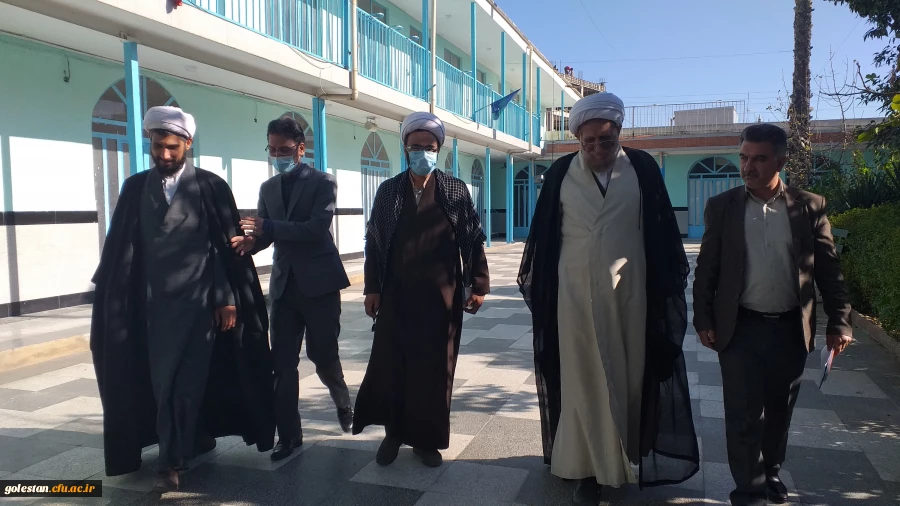 نشست صمیمی میردیلمی سرپرست واحد دانشگاهی شهید بهشتی گنبد کاووس با آیت الله ابراهیمی فر، تولیت وعضو شورای عالی حوزه استان گلستان و مدرس درس خارج حوزه علمیه درقم 7