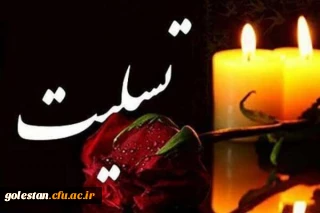 الَّذینَ إِذا أَصابَتْهُمْ مُصیبَةٌ قالُوا إِنَّا لِلَّهِ وَ إِنَّا إِلَیْهِ راجِعُونَ

جناب آقای دکتر علی اکبرقندهاری معاونت دانشگاه فرهنگیان استان گلستان