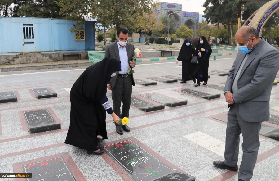 آئین غبار روبی ، عطر افشانی و زیارت مزار شهدا به مناسبت گرامیداشت هفته بسیج  2