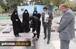 آئین غبار روبی ، عطر افشانی و زیارت مزار شهدا به مناسبت گرامیداشت هفته بسیج  3